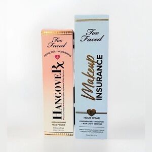 Too Faced Set It & Forget It Bundle! Hangover Primer & Makeup Ins Setting Spray